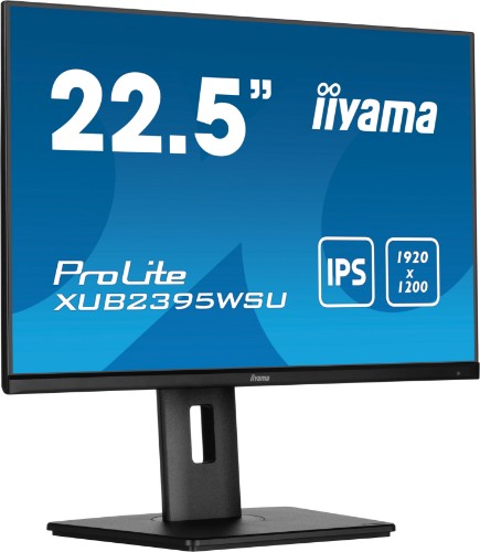 iiyama ProLite 22.5” 1920 x 1200 monitor featuring IPS panel technology and a height adjustable stand