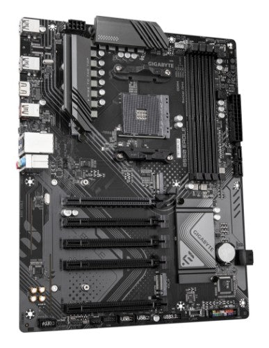 GIGABYTE B550 EAGLE Motherboard - AMD Ryzen 5000 G-Series CPUs, 10+3+1 Phases VRM, up to 3200MHz DDR4, 1xPCIe 4.0 + 1xPCIe 3.0 M.2, 1GbE LAN, USB 3.2 Gen 2