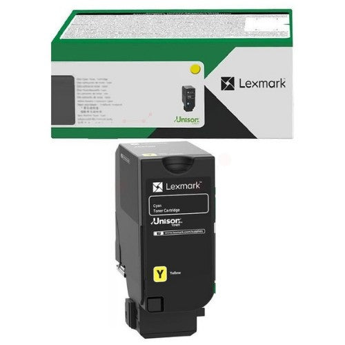 Lexmark 71C2XY0 Toner-kit yellow extra High-Capacity return program, 12.5K pages ISO/IEC 19752 for Lexmark CS 735
