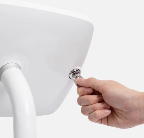 Bouncepad Floorstanding with Brother Printer mount tablet security enclosure 24.6 cm (9.7") White