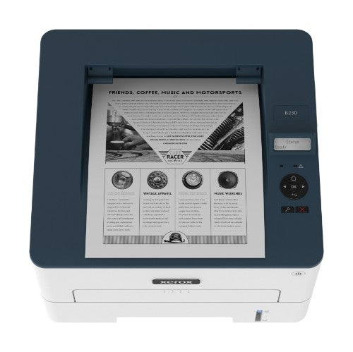 Xerox B230 A4 34ppm Wireless Duplex Printer PCL5e/6 2 Trays Total 251 Sheets UK