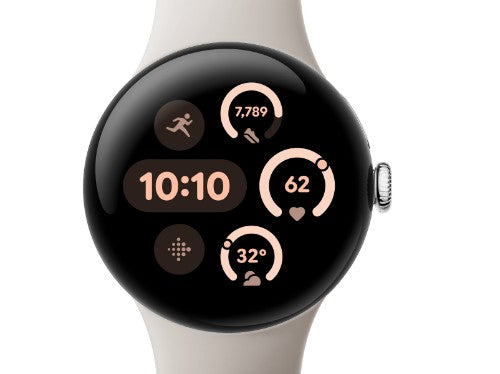 Google Pixel Watch 3 AMOLED 41 mm Digital Touchscreen Silver Wi-Fi GPS (satellite)