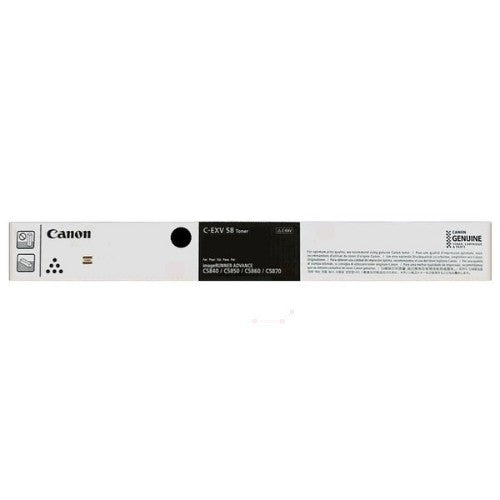 Canon 3763C002/C-EXV58BK Toner black, 71K pages ISO/IEC 19752 for Canon IR DX C 5800