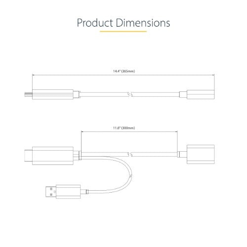 StarTech.com 1ft (30cm) HDMI to DisplayPort Adapter Cable, Active 4K 60Hz HDMI 2.0 to DP 1.2 Converter, HDR, USB Bus Powered, HDMI Source to DisplayPort Monitor for Laptops/PC