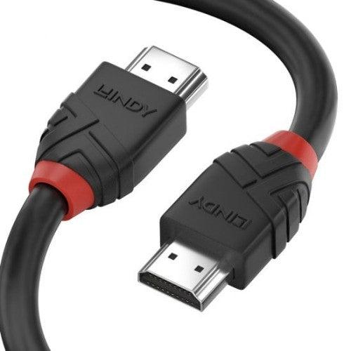 Lindy 2m High Speed HDMI Cable, Black Line