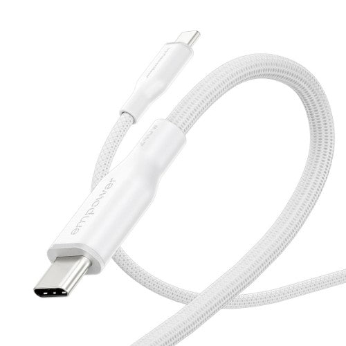 PanzerGlass empower™ by ® Racing 240W USB-C to USB-C Cable | USB 2.0 | 2M | Silver White