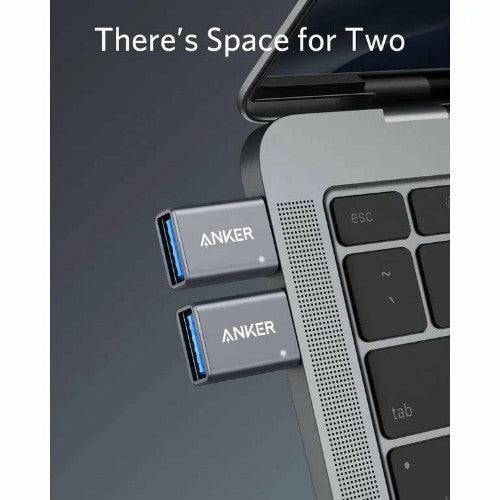 Anker B87310A1 cable gender changer USB Type-C USB Type-A Grey