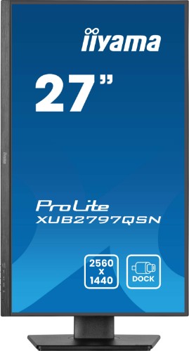 iiyama ProLite XUB2797QSN-B2 computer monitor 68.6 cm (27") 2560 x 1440 pixels Quad HD LED Black