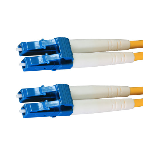 Cablenet 1m OS2 9/125 LC-LC Duplex Yellow LSOH Fibre Patch Lead