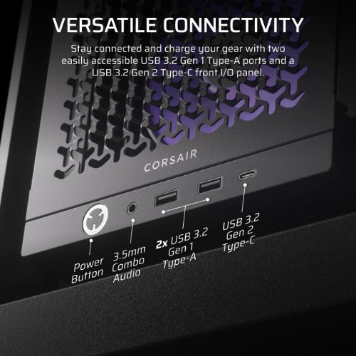 Corsair FRAME 4000D RS ARGB Midi Tower Black