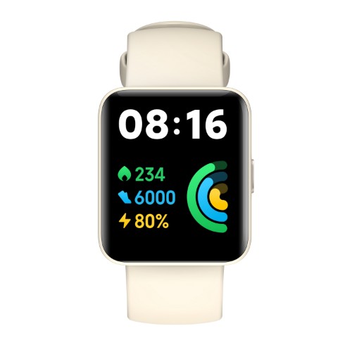 Xiaomi Redmi Watch 2 Lite 3.94 cm (1.55") TFT 41 mm Digital 320 x 360 pixels Touchscreen Ivory GPS (satellite)