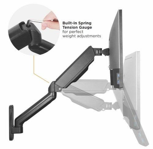 Equip 17"-32" Dual Monitor Wall-Mounted Bracket
