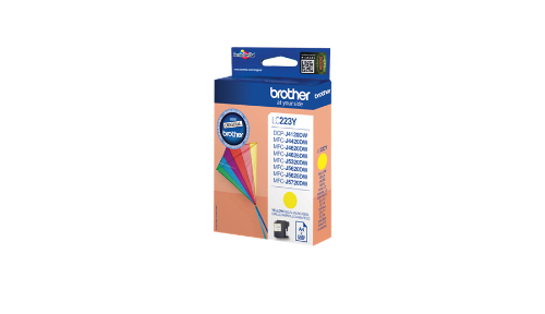 Brother LC-223Y Ink cartridge yellow, 550 pages ISO/IEC 24711 5.9ml for Brother DCP-J 562/MFC-J 4420/MFC-J 5320