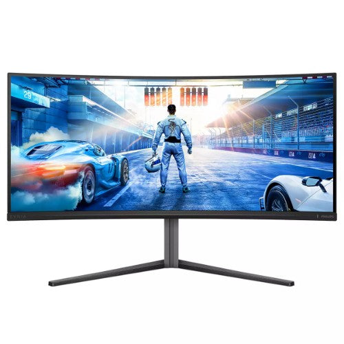 Philips Evnia 34M2C6500/00 computer monitor 86.4 cm (34") 3440 x 1440 pixels Wide Quad HD QD-OLED Grey