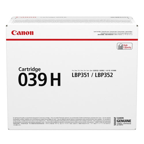 Canon 0288C001/039H Toner cartridge black high-capacity, 25K pages ISO/IEC 19752 for Canon LBP-351