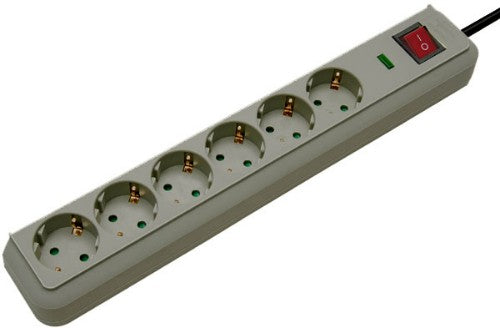Brennenstuhl 1159750015 surge protector Grey 6 AC outlet(s) 1.5 m