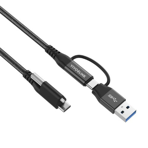 Vivolink PROUSBCMM1.5ADP USB cable USB 3.2 Gen 2 (3.1 Gen 2) 1.5 m USB C Black