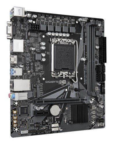 GIGABYTE H610M S2H V3 DDR4 Motherboard - Supports Intel Core 14th CPUs, 4+1+1 Hybrid Digital VRM, up to 3200MHz DDR4, 1xPCIe 3.0 M.2, GbE LAN , USB 3.2 Gen 1