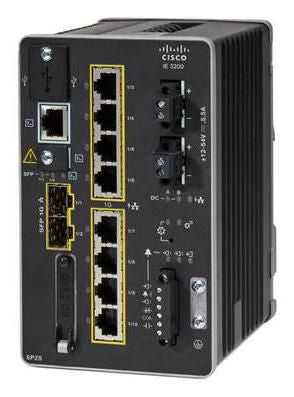 Cisco IE-3200-8P2S-E network switch Managed L2 Fast Ethernet (10/100) Power over Ethernet (PoE) Black