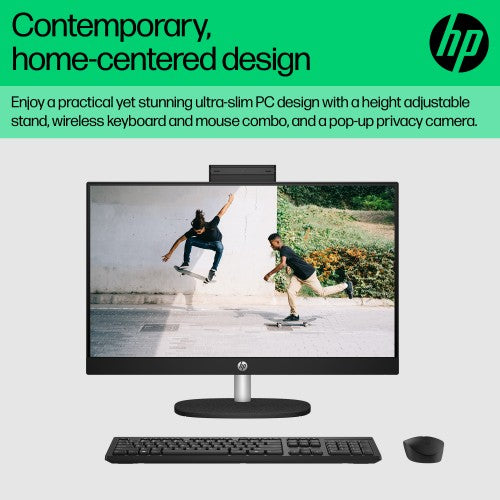 HP 24 -cr0062na PC Intel® Core™ i3 i3-N300 60.5 cm (23.8") 1920 x 1080 pixels All-in-One PC 8 GB DDR4-SDRAM 512 GB SSD Windows 11 Home Wi-Fi 6 (802.11ax) White