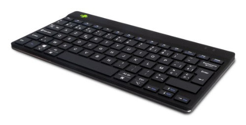 R-Go Tools Ergonomic keyboard R-Go Compact Break, compact keyboard with break software, AZERTY (BE), Bluetooth, black