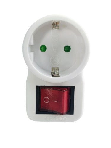 Microconnect GRUTIMER2 surge protector White 1 AC outlet(s) 230 V