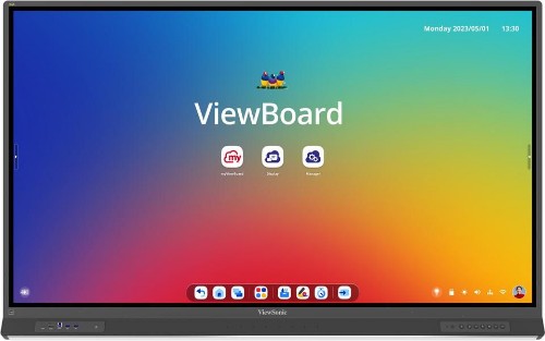 Viewsonic IFP6553 interactive whiteboard 165.1 cm (65") 3840 x 2160 pixels Touchscreen Black
