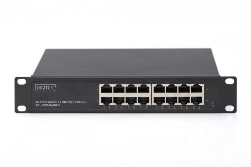 Digitus 10" Gigabit Ethernet Switch, 16-Port, Unmanaged