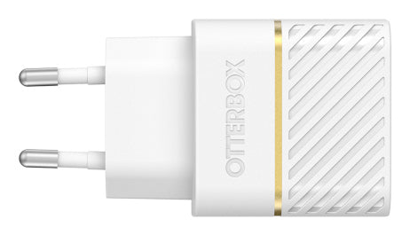 OtterBox EU Wall Charger 20W - 1X USB-C 20W USB-PD, Cloud Dust White