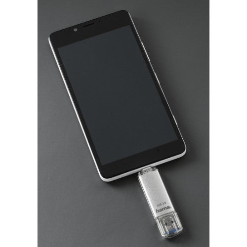 Hama C-Laeta USB flash drive 64 GB USB Type-A / USB Type-C 3.2 Gen 1 (3.1 Gen 1) Silver