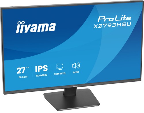 iiyama ProLite X2793HSU-B1 computer monitor 68.6 cm (27") 1920 x 1080 pixels Full HD LED Black
