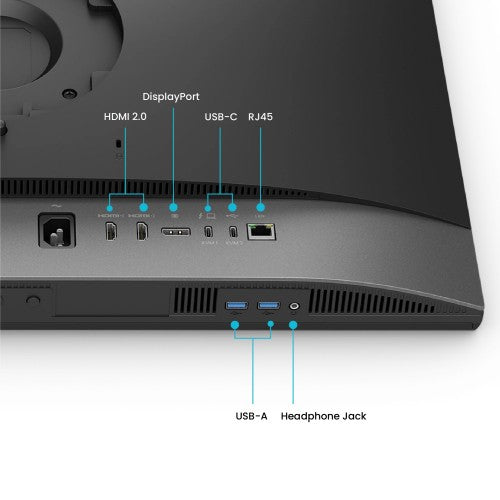 BenQ PD2770U computer monitor 68.6 cm (27") 3840 x 2160 pixels 4K Ultra HD LCD Black