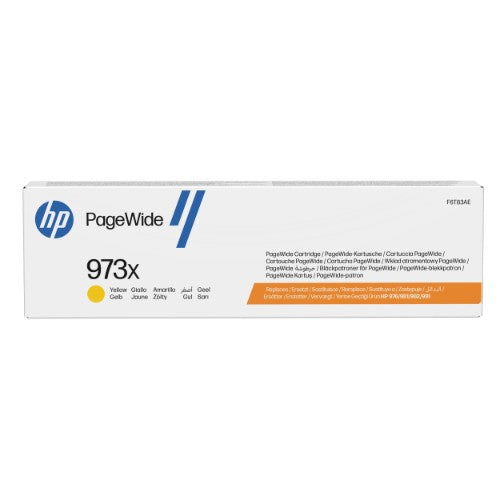 HP F6T83AE/973X Ink cartridge yellow, 7K pages ISO/IEC 24711 86ml for HP PageWide P 55250/Pro 452/Pro 477