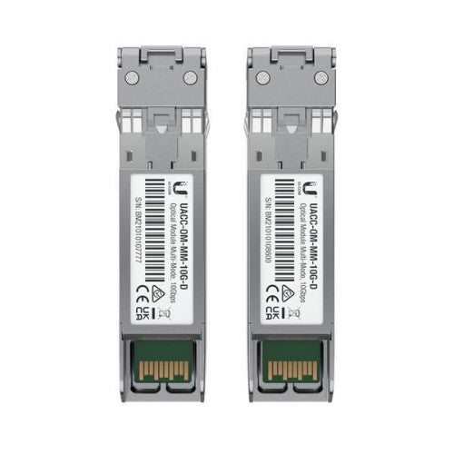 Ubiquiti UACC-OM-MM-10G-D-2 network transceiver module Fiber optic 10000 Mbit/s 850 nm