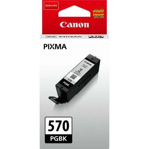 Canon 0372C001/PGI-570PGBK Ink cartridge black pigmented, 300 pages ISO/IEC 24711 15ml for Canon Pixma MG 5750/7750
