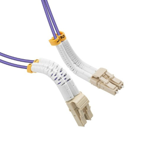 Lanview LVO231811-FLEX InfiniBand/fibre optic cable 2 m LC Purple