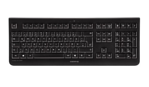 CHERRY DW 3000 keyboard Mouse included Universal RF Wireless AZERTY Belgian Black