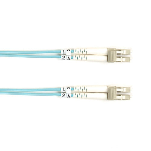 Black Box FO10G-LSZH-002M-LCLC InfiniBand/fibre optic cable 2 m LC Aqua colour
