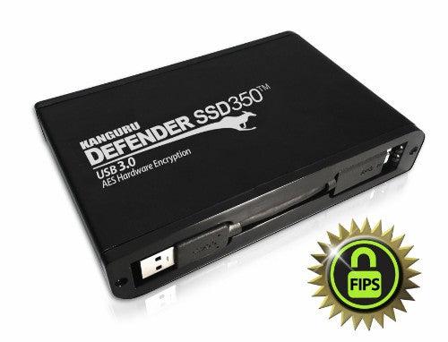 iStorage Kanguru Defender SSD350 8 TB| FIPS 140-2 Certified | Hardware Encrypted Solid State Drive | 2.5" External |SATA (SATA/600) | TAA Compliant