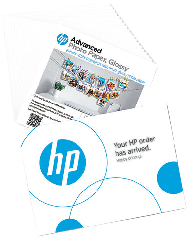 HP Advanced Photo Paper Glossy 65 lb 5 x 5 in. (127 x 127 mm) 20 sheets