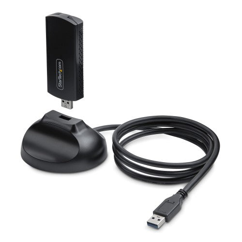 StarTech.com AX54005A-USB-WIFI-6E network card WLAN 2402 Mbit/s