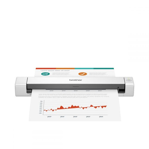 Brother DS-640 scanner Handheld scanner 1200 x 1200 DPI A4 Black, White