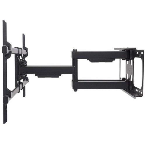 Manhattan Wall Mount for TV & Monitors (Full Motion), For screens 37" to 75", VESA compatability: all between 200x200mm and 800x400mm - check the dimensions of the four mounting holes on back of screen to ensure it fits, Max 75kg, Black, Bracket, Lifetime