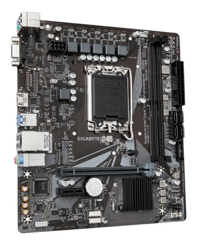 GIGABYTE H610M H V2 Motherboard - Supports Intel Core 14th CPUs, 4+1+1 Hybrid Digital VRM, up to 5600MHz DDR5, 1xPCIe 3.0 M.2, GbE LAN, USB 3.2 Gen 1