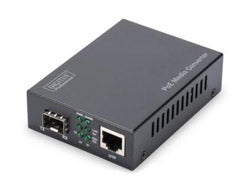 Digitus Gigabit PoE media converter, RJ45 / SFP, PSE