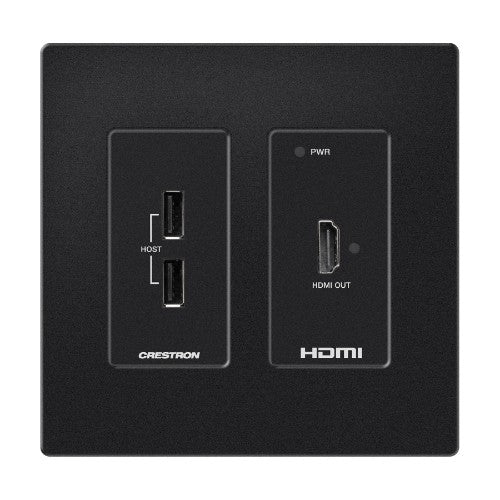 Crestron HD-RXU-4KZ-101-2G-B AV extender AV receiver Black