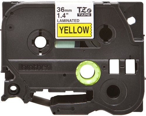 Brother TZE-661 DirectLabel black on yellow Laminat 36mm x 8m for Brother P-Touch TZ 3.5-36mm/HSE/6-36mm