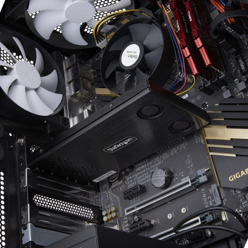 StarTech.com Dual-Bay M.2 NVMe SSD to PCIe x8 Removable Mobile Rack; Bifurcation Required; Tool-less Installation, PCIe Backplane w/Two Hot-Swap Drive Bays