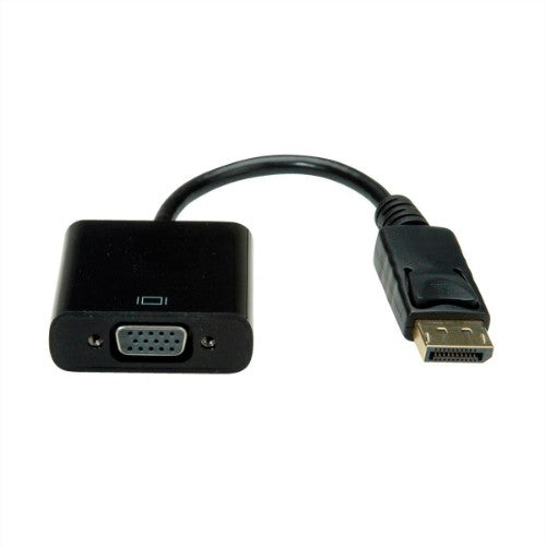 VALUE 12.99.3136 video cable adapter 0.2 m VGA (D-Sub) DisplayPort Black