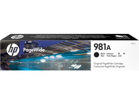 HP J3M71A/981A Ink cartridge black, 6K pages ISO/IEC 19798 106ml for HP PageWide E 58650/556